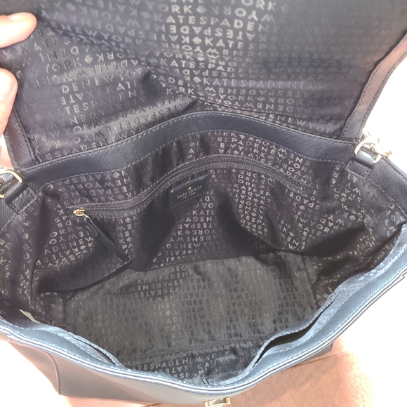 Kate Spade matte black handbag - Picture 3 of 3